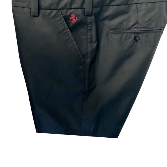 New Puma + Ferrari (36 X 32) Black Nylon Golf  Pants - Picture 3 of 8